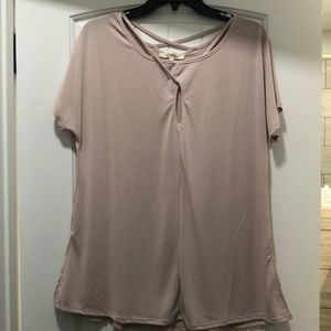 Brand new blush blouse